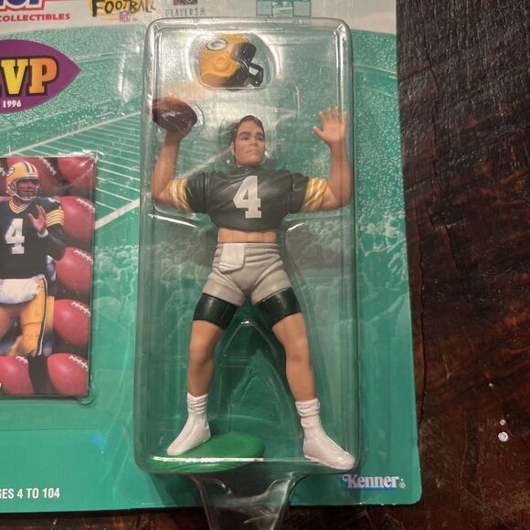 1997 NFL Starting Lineup Brett Favre Green Bay Packers Action Figure NEW Kenner - Picture 5 of 6
